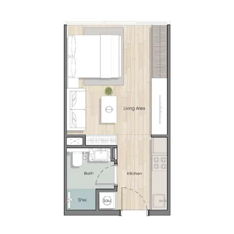 Studio floor plan
