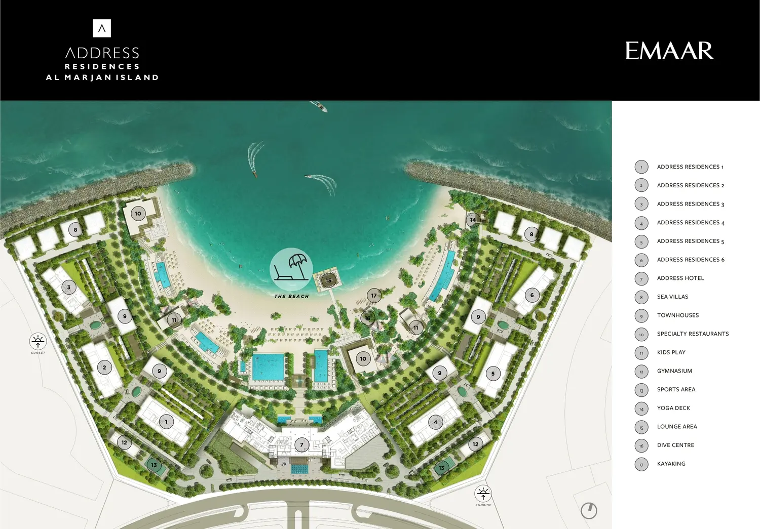 Address Residences Al Marjan Island Master Plan