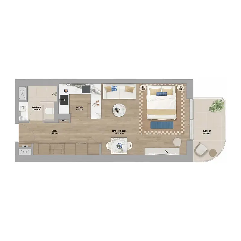 Type 1 floor plan