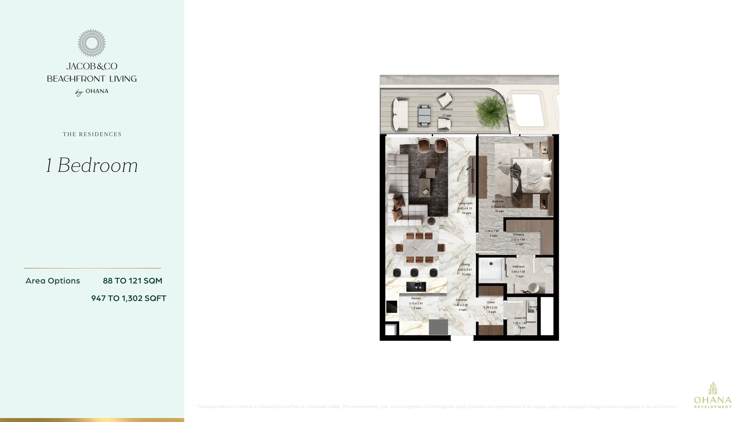 1 Bedroom Apartment floor plan