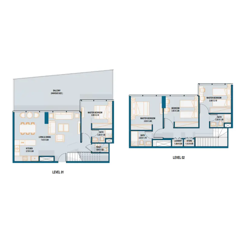 4 bedroom floor plan