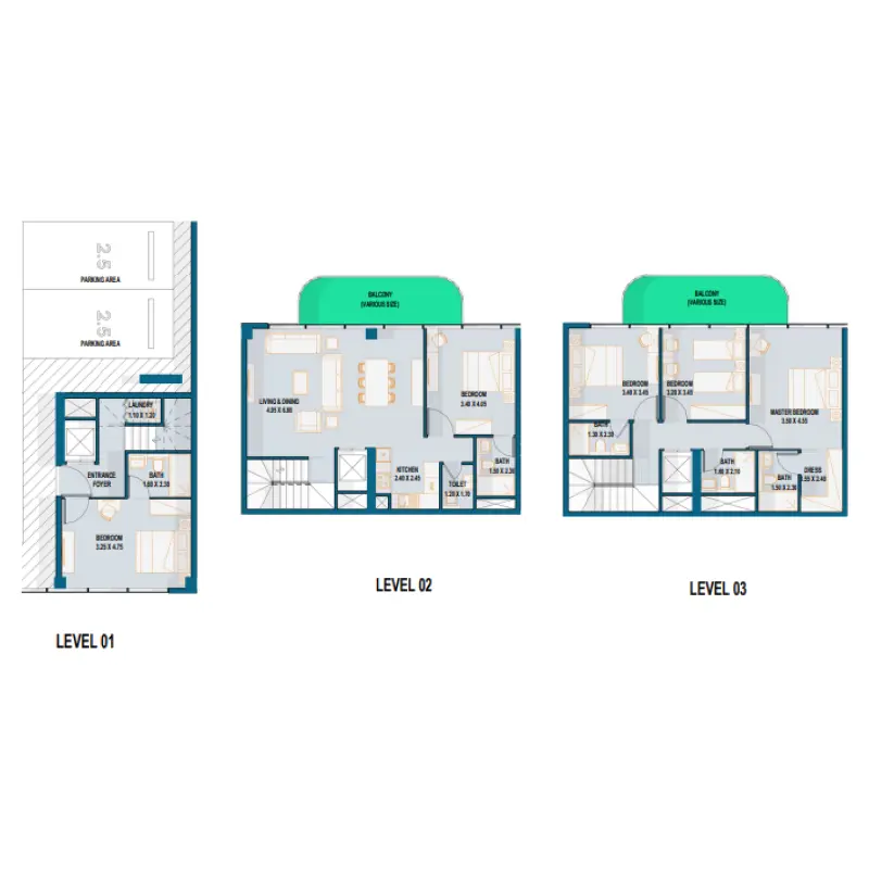 5 bedroom floor plan
