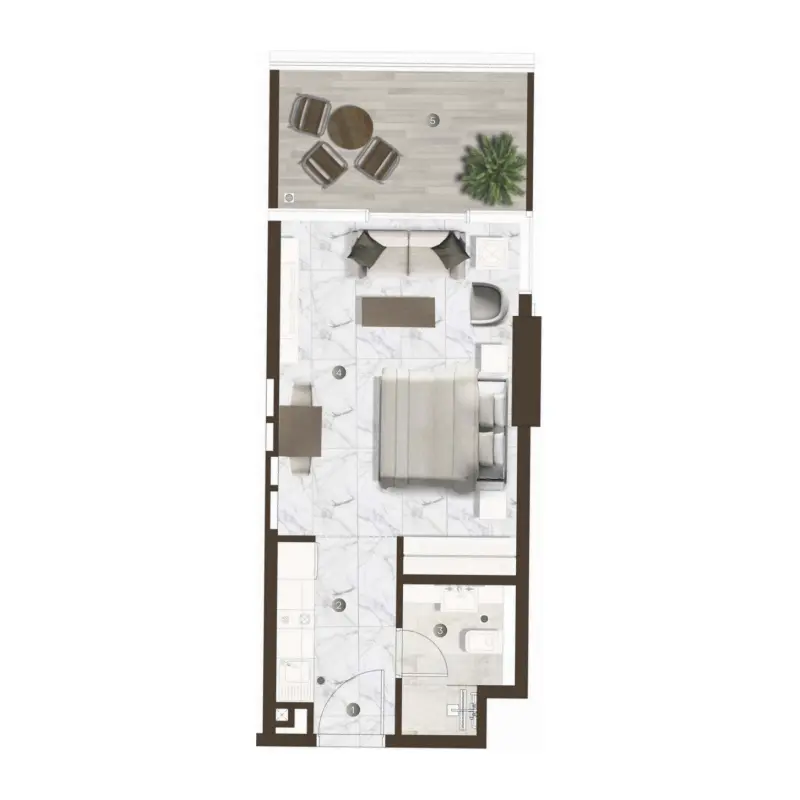 Studio floor plan