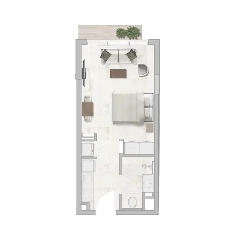Studio floor plan