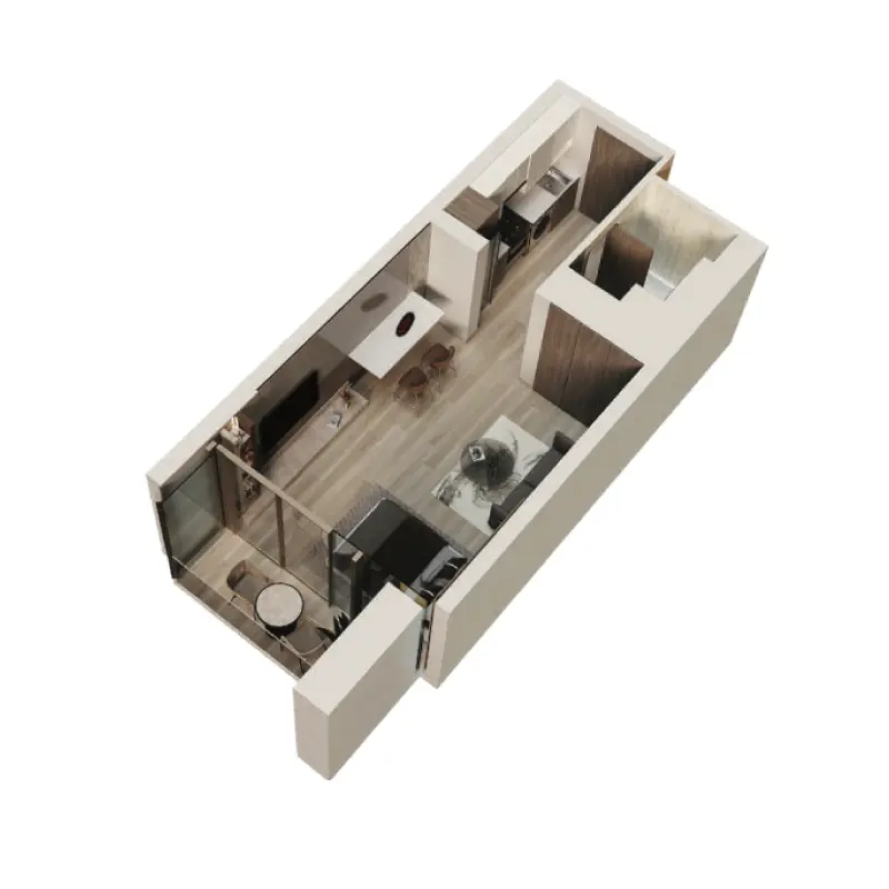 Studio floor plan