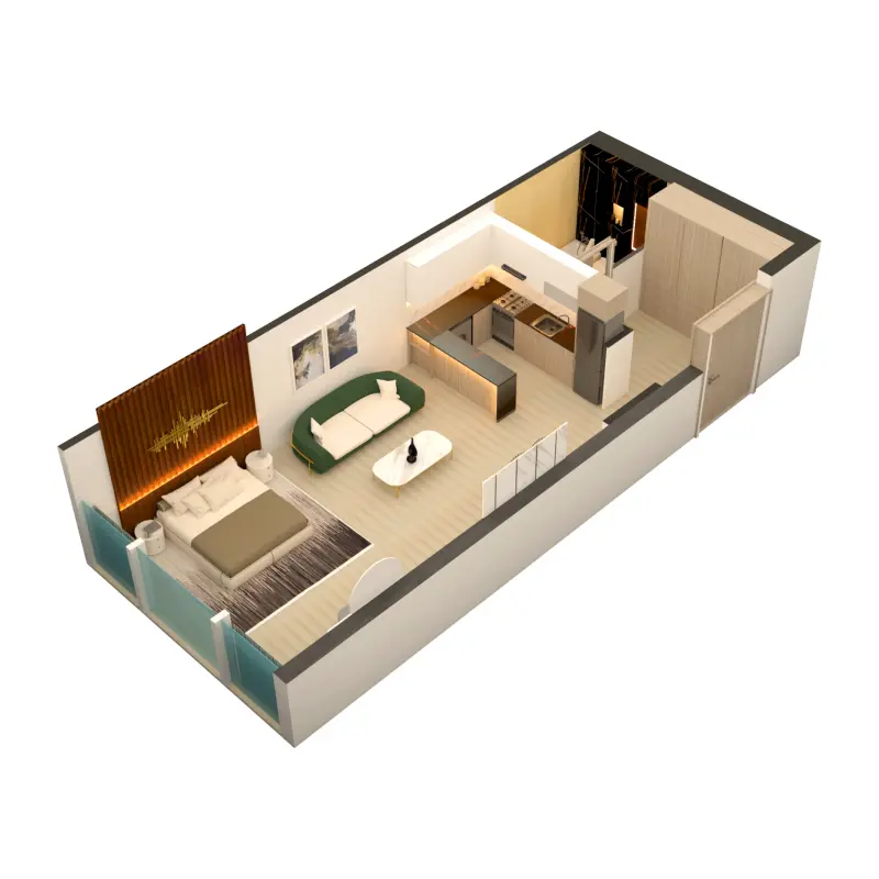Studio floor plan