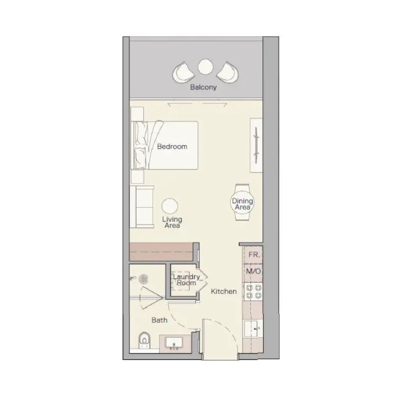 Studio floor plan