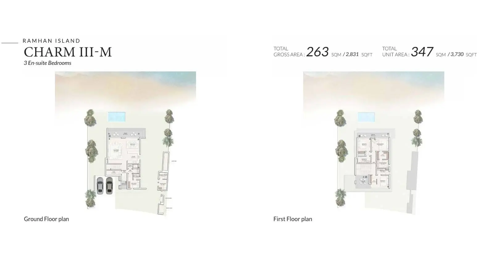 Type Charm III + M floor plan