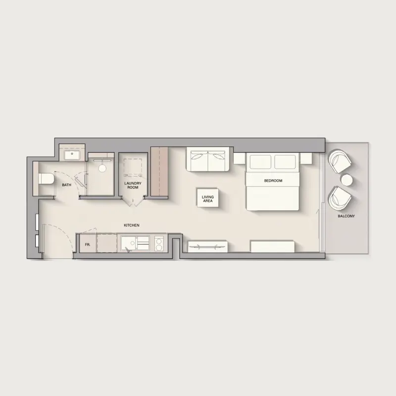 Studio floor plan