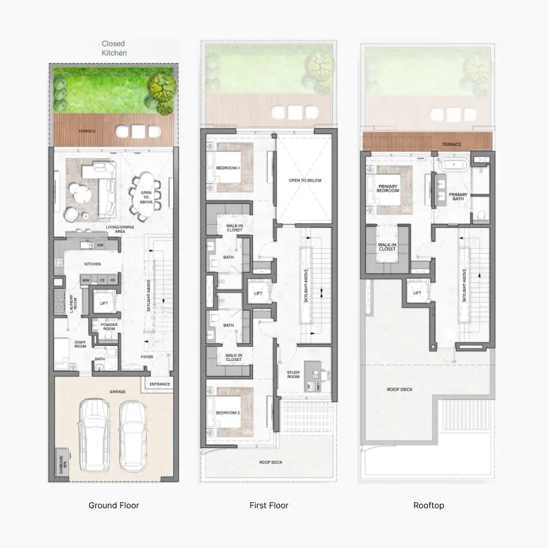 3 bedroom floor plan