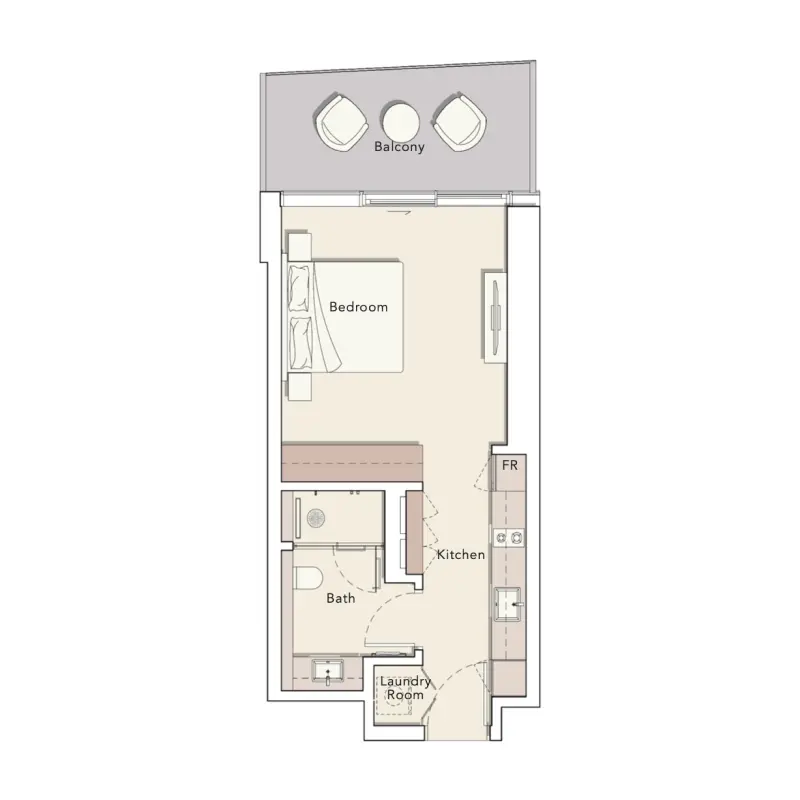Studio floor plan