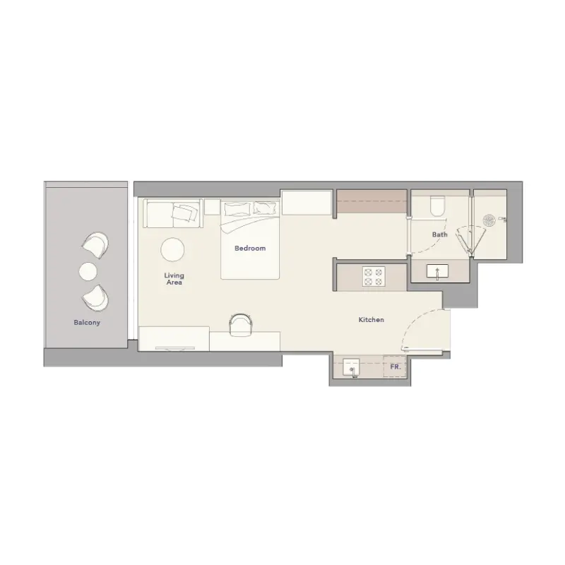 Studio floor plan