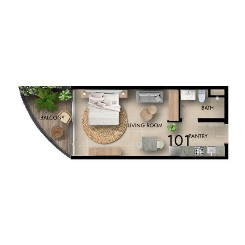 Studio floor plan