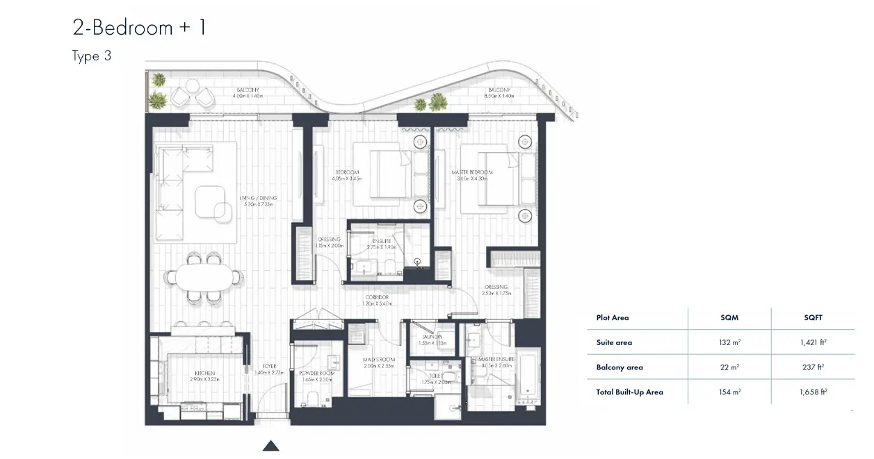 Type 3 floor plan
