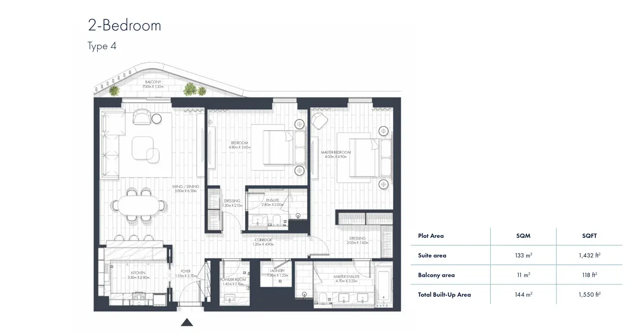 Type 4 floor plan