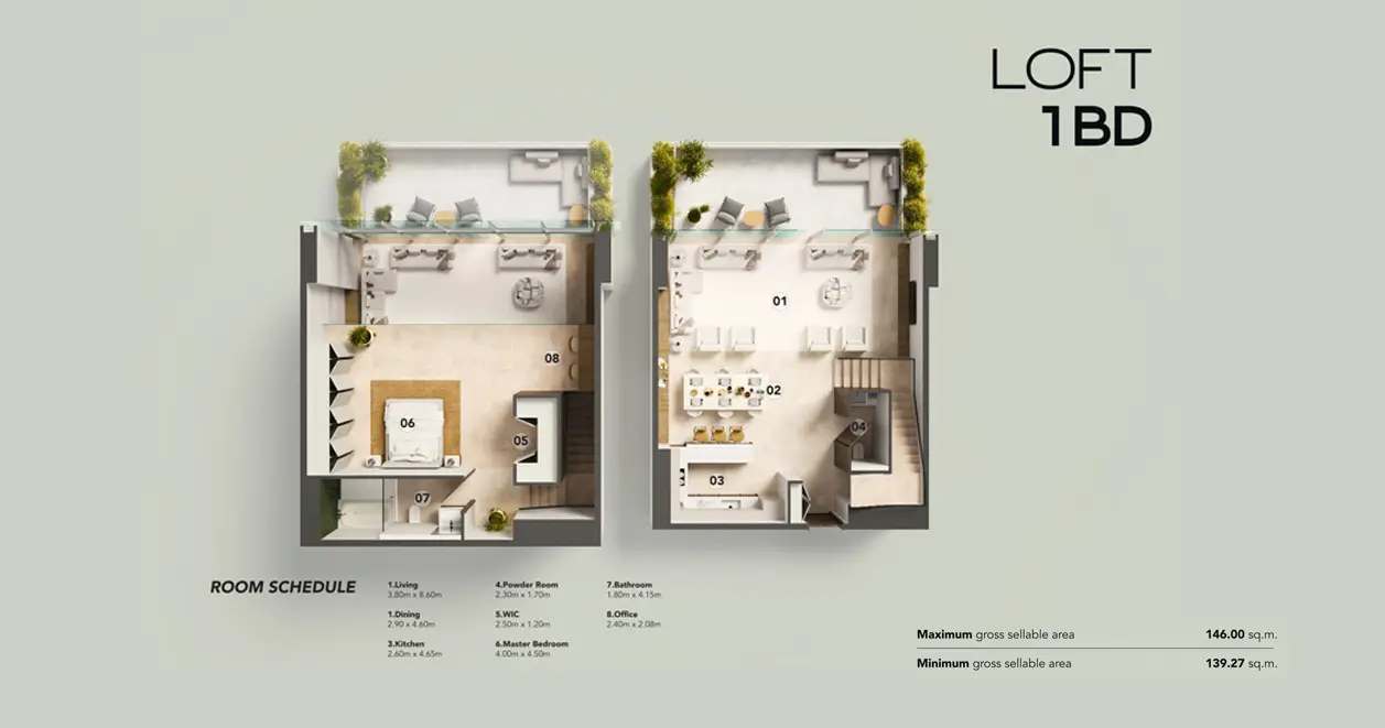 Loft floor plan