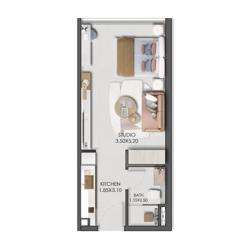 Studio floor plan