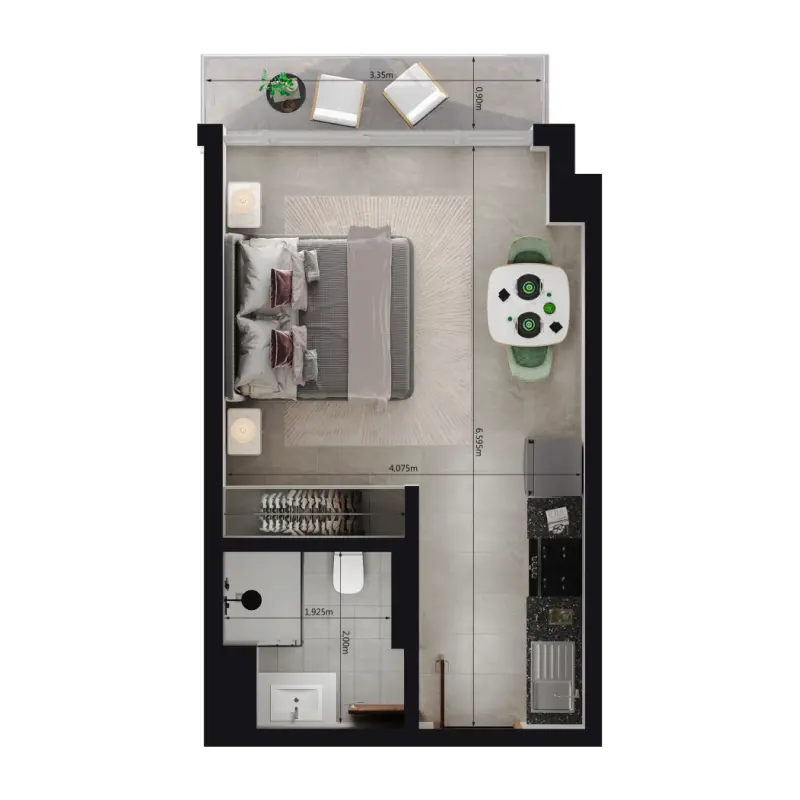 Studio floor plan