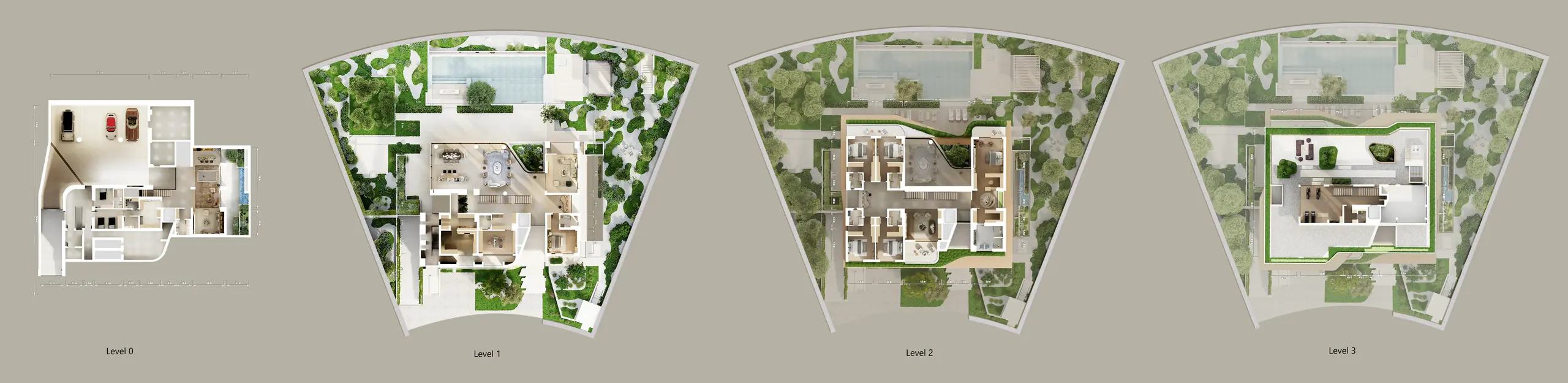 6 Bedrooms villa - The Wilds floor plan