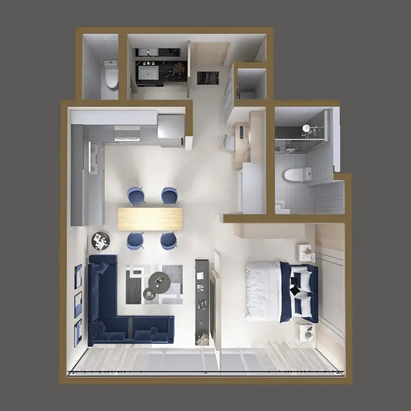 Studio floor plan