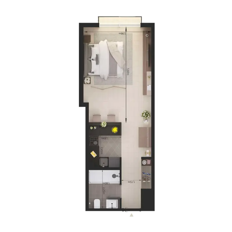 Studio floor plan