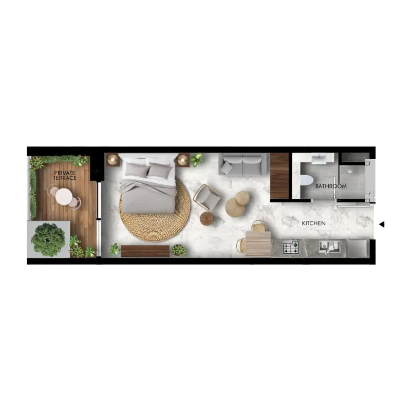 Studio floor plan
