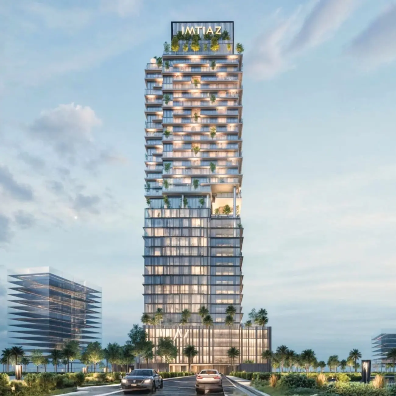 Cove Boulevard in Dubai Land Residence by Imtiaz Development