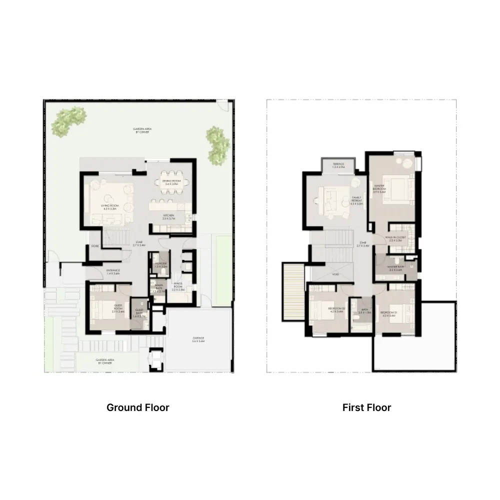 4 bedroom floor plan