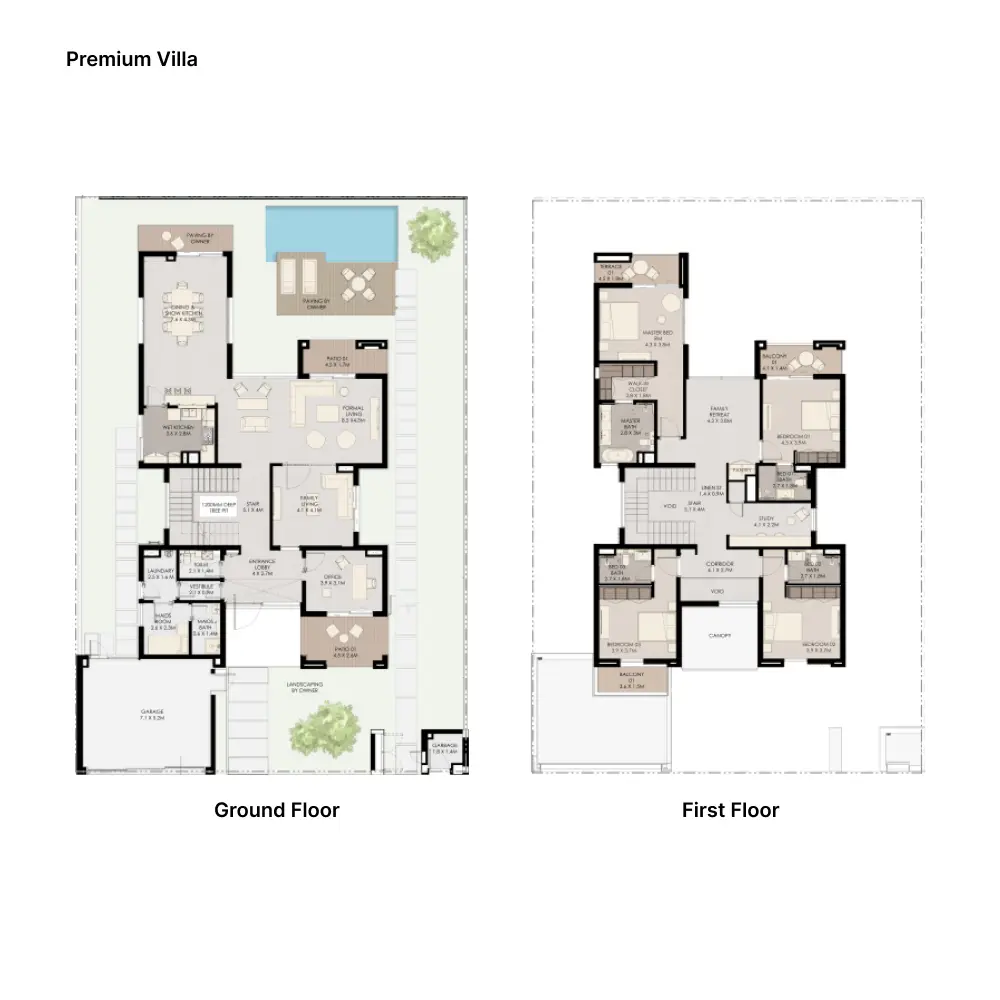 4 bedroom floor plan