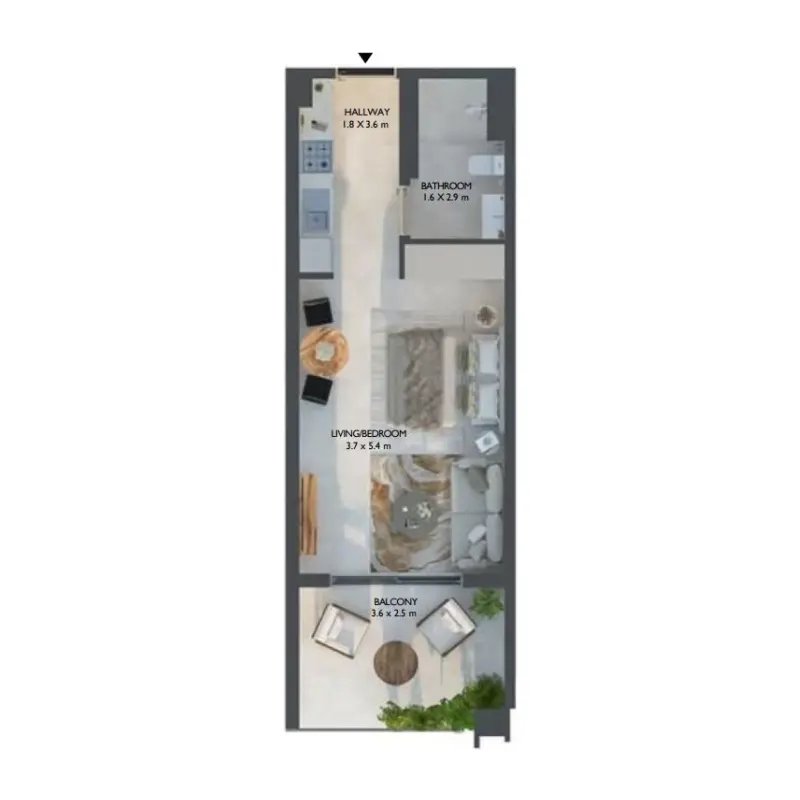 Studio floor plan