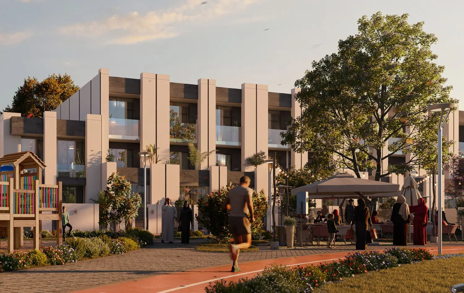 Reportage Village in Dubai Land Residence by Reportage Properties