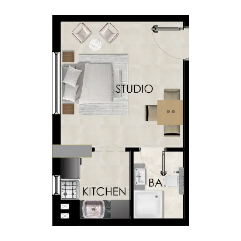 Studio floor plan