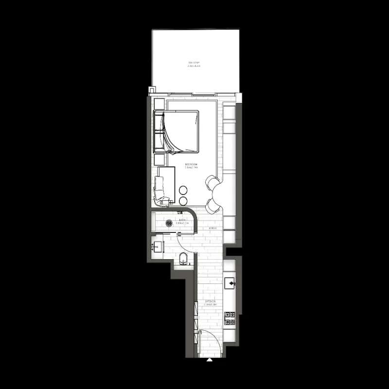 Studio floor plan