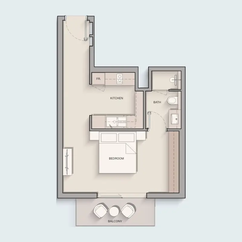 Studio floor plan