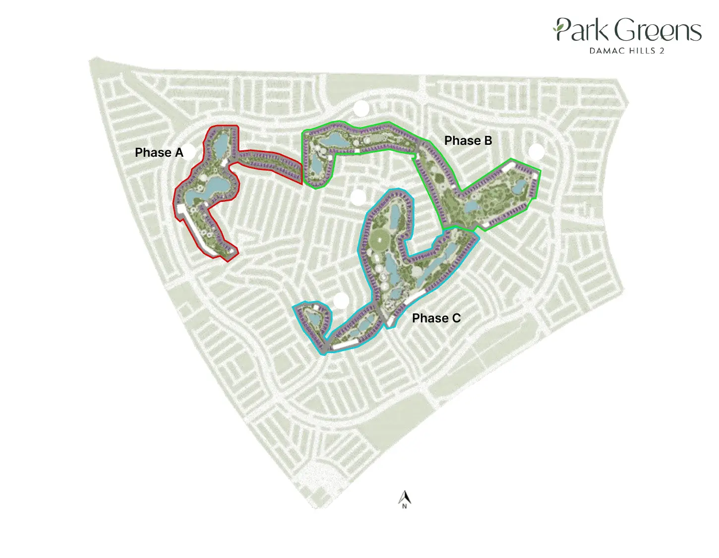 Damac Hills 2 Park Greens Master Plan