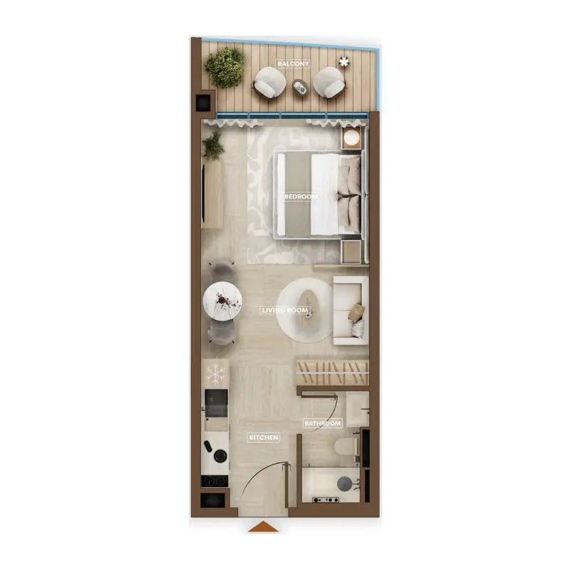 Studio floor plan