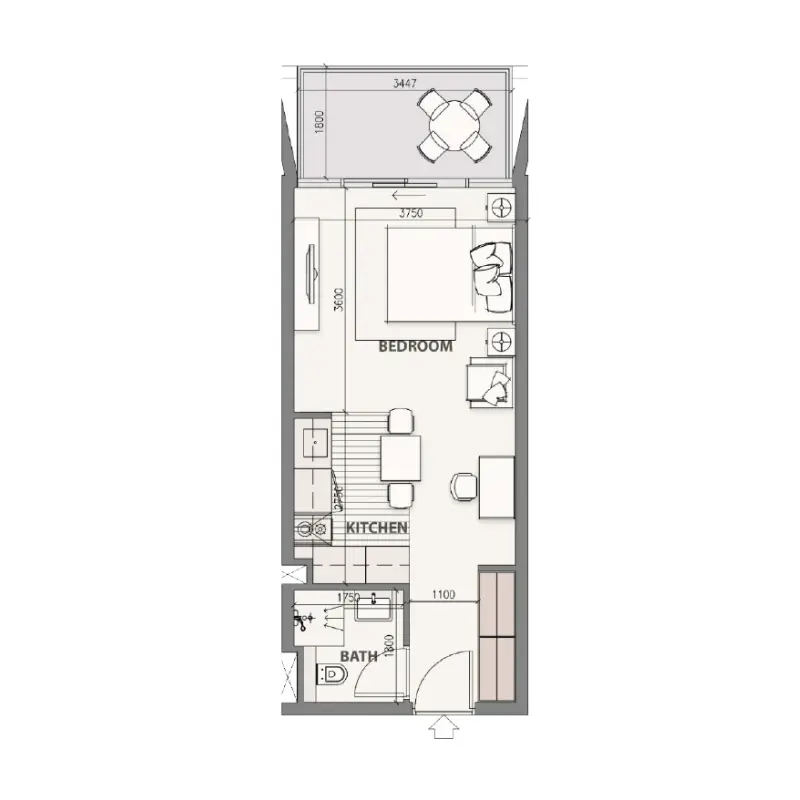 Studio floor plan