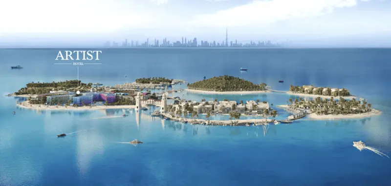 Artist Hotel in The World Islands by THOE