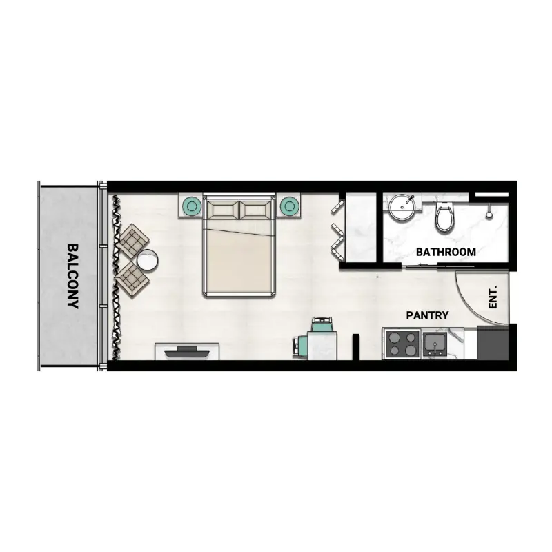 Studio floor plan