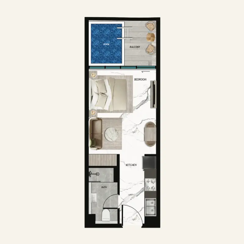 Studio floor plan
