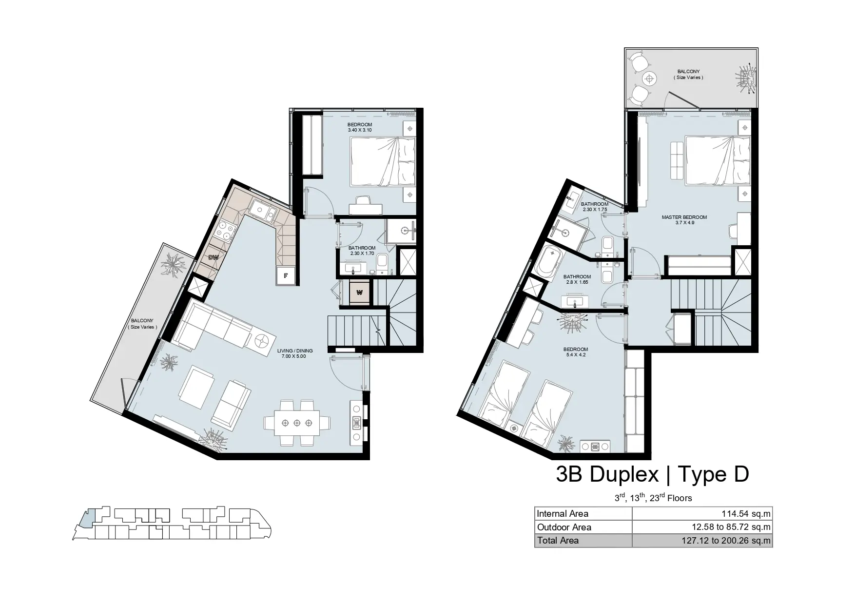 Type D floor plan