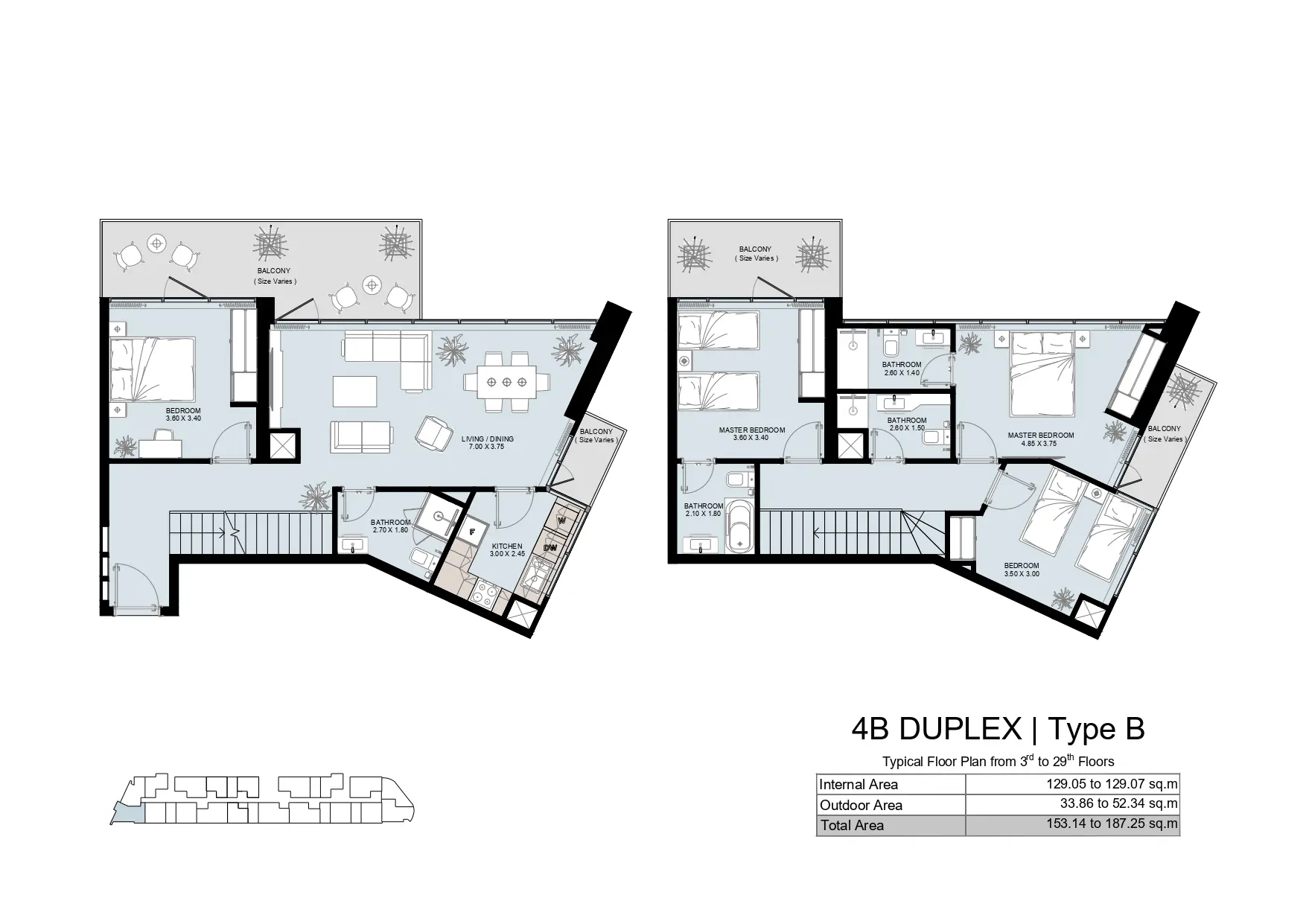 Type B floor plan