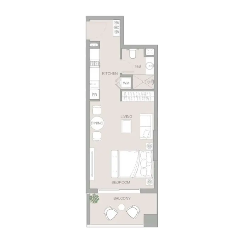 Studio floor plan