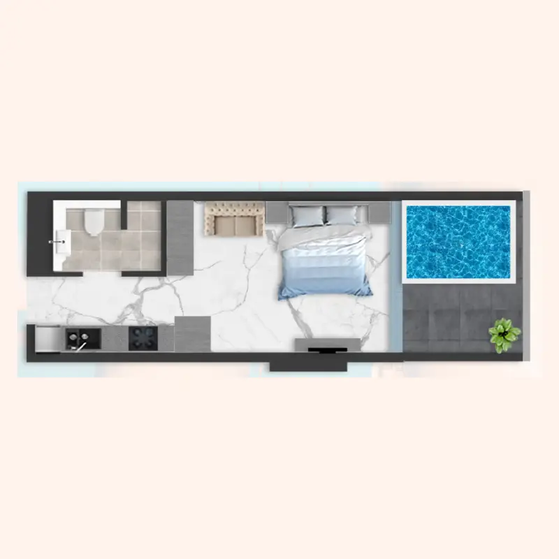 Studio floor plan