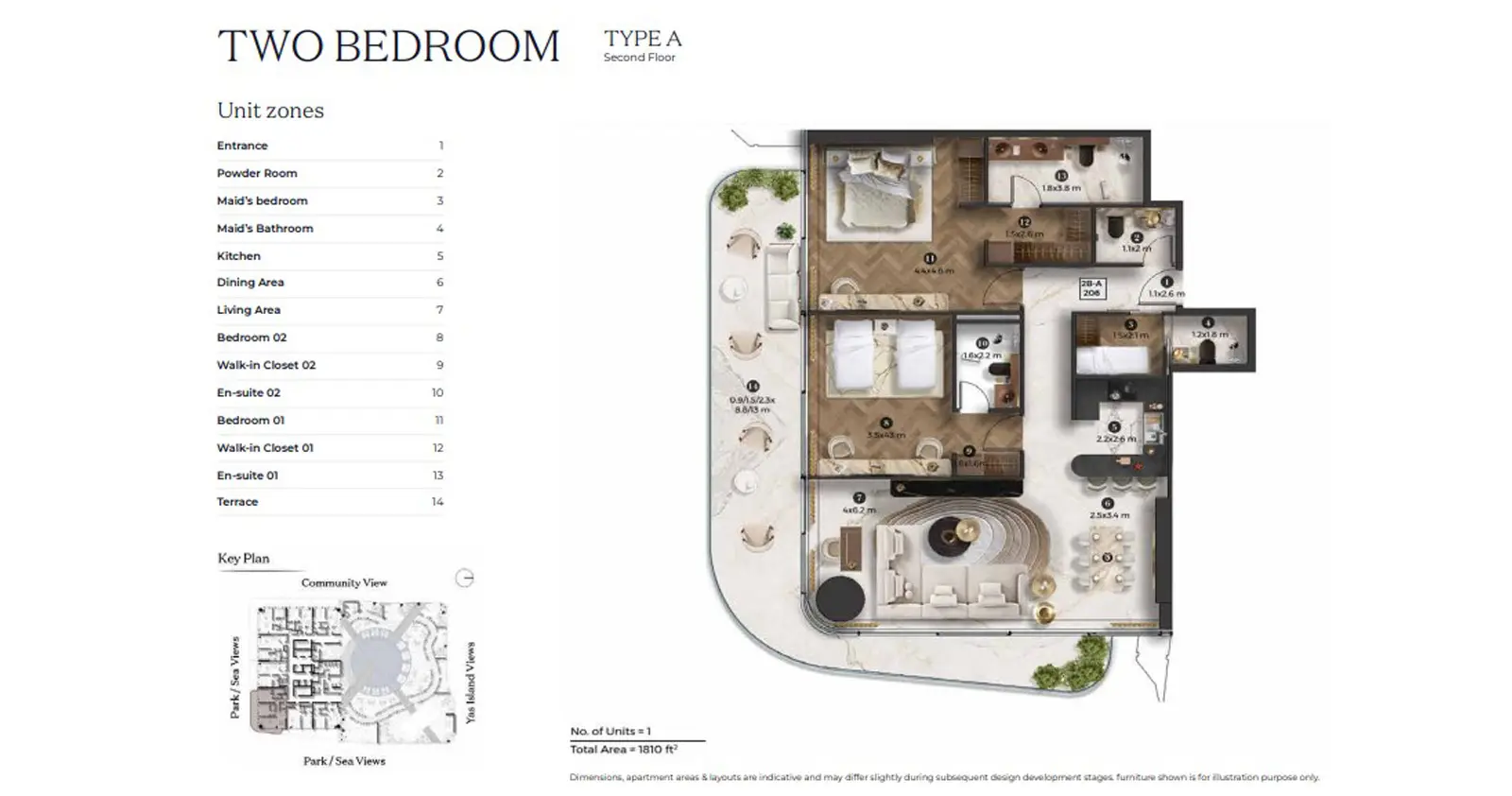 Type A floor plan