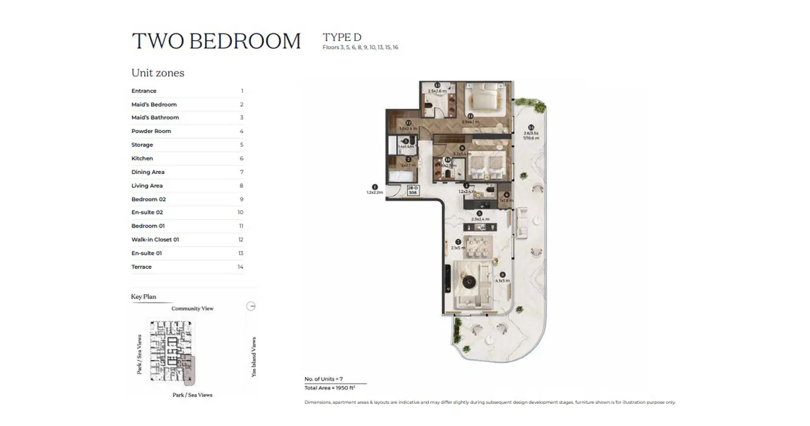 Type D floor plan