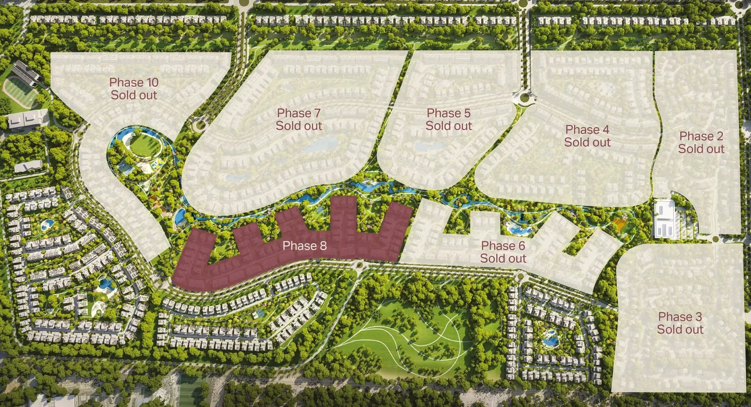 Nad Al Sheba Gardens Phase 8 Master Plan