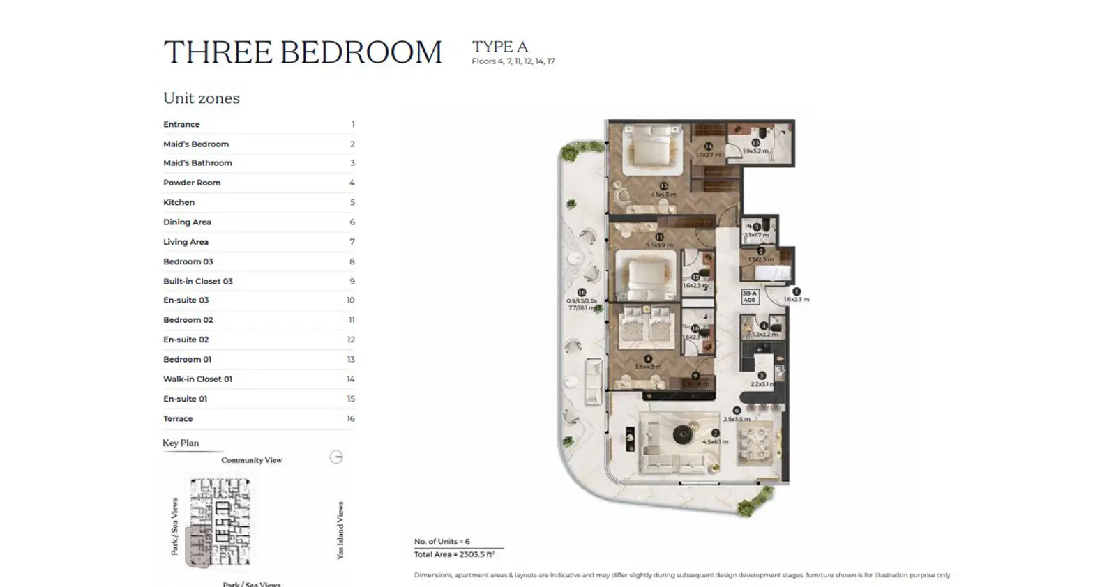 Type A floor plan