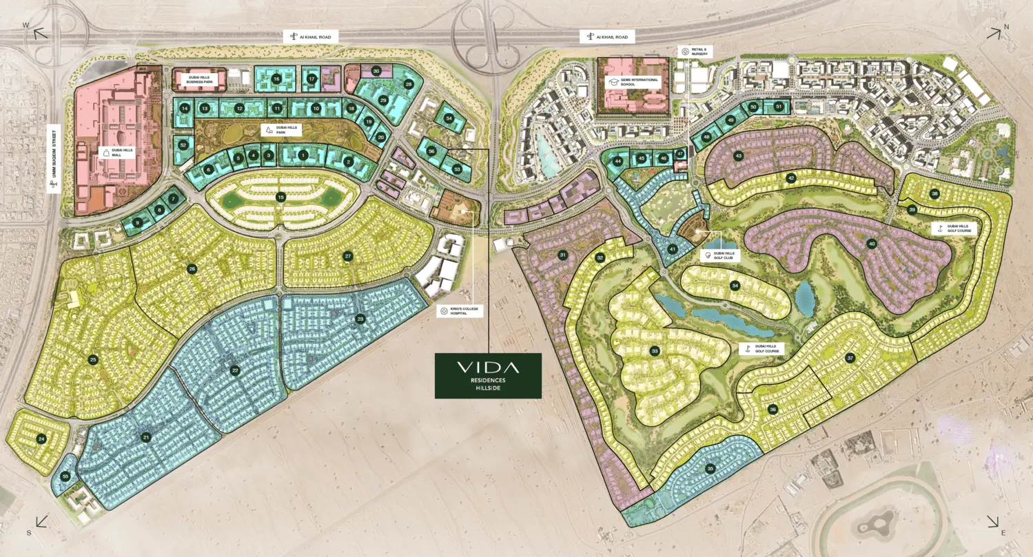 Vida Residences Hillside Master Plan
