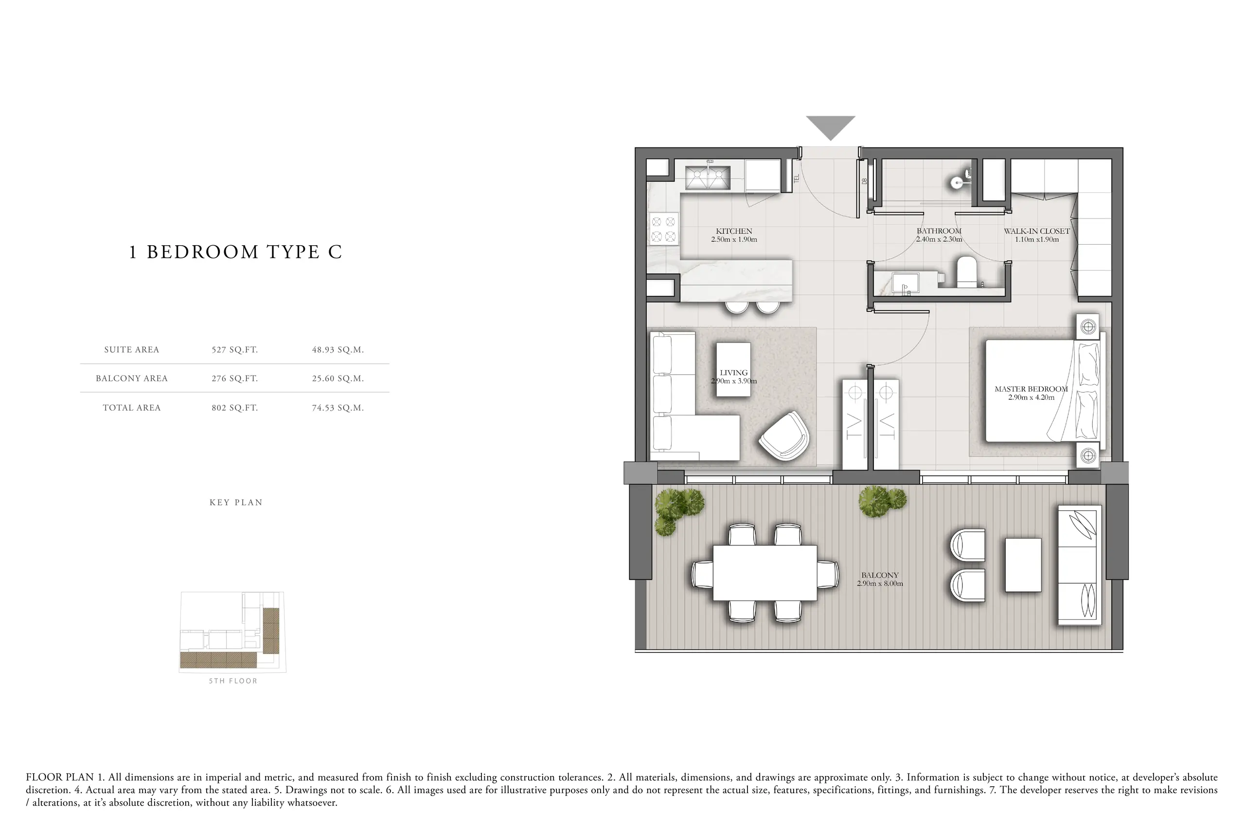 Type C floor plan